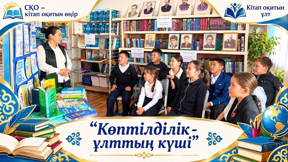Танымдық іс-шара «Көптілділік – ұлттың күші»