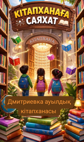 Дмитриевка ауылдық кітапханасы Ұлттық кітап күніне орай «Ашық есік» аясында жасөспірімдерге «Кітапханаға саяхат» іс-шарасын өткізді
