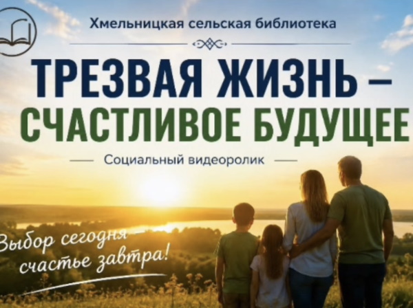 Видеоролик «Трезвая жизнь — счастливое будущее»